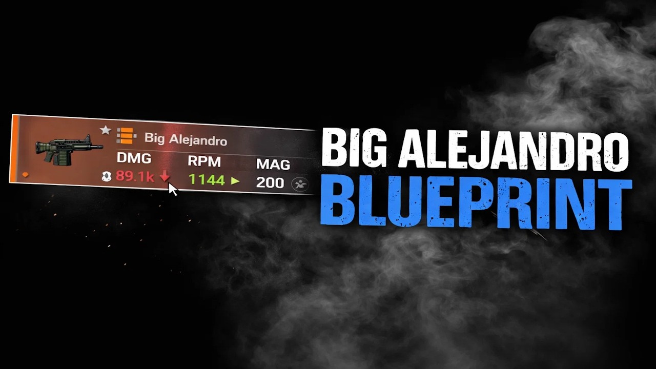 How to Get the Big Alejandro Blueprint! | The Division 2