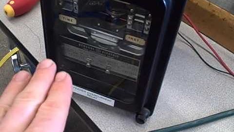 PLC/HMI timer display for a protective relay test set