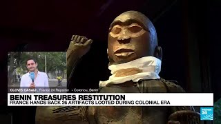 France officially signs over artworks taken from ex-colony Benin • FRANCE 24 English