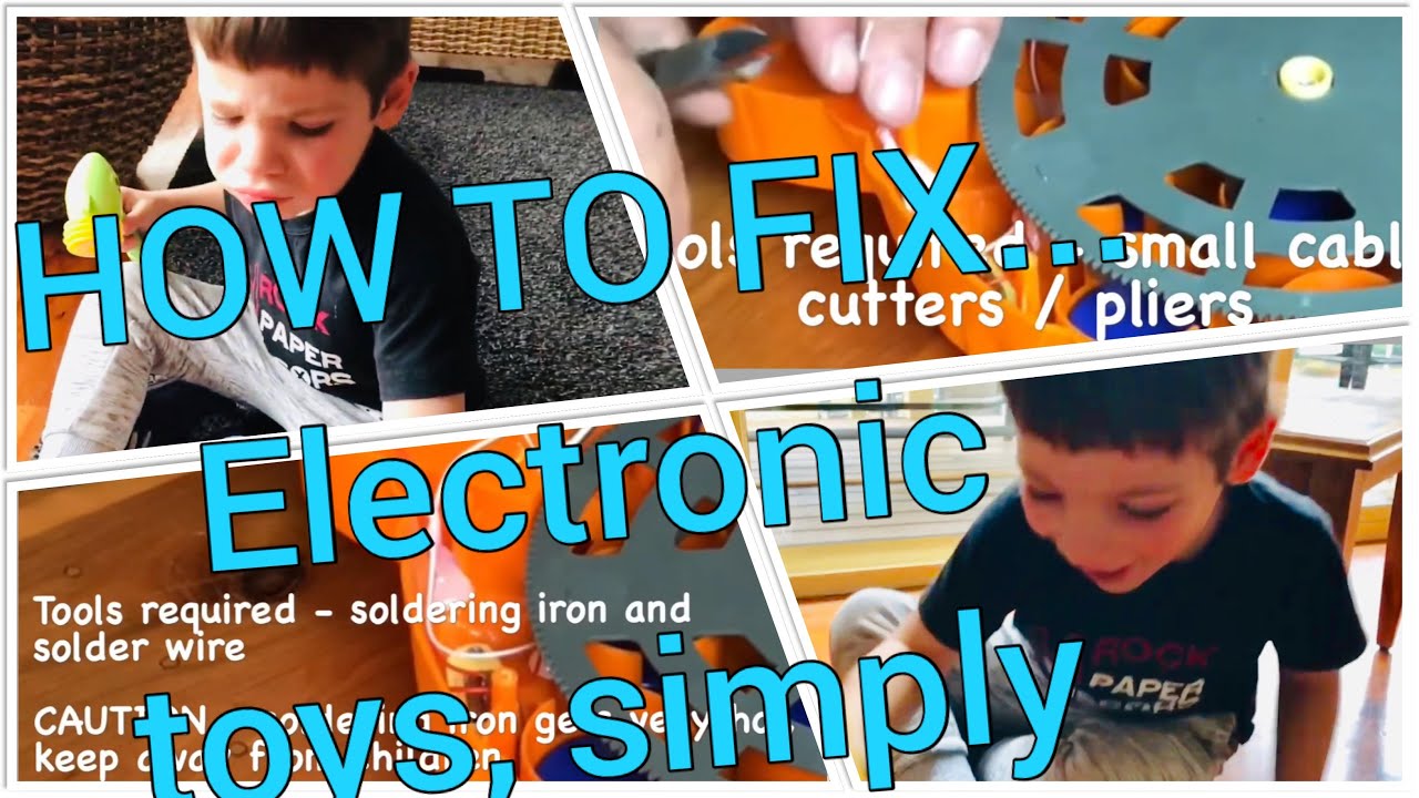 How To Fix Repair Electronic Toys Don T Throw Them Away Youtube