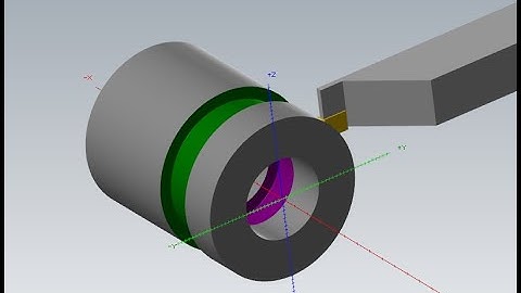 Bài 6  Lập trình mastercam tiện trích rãnh trong