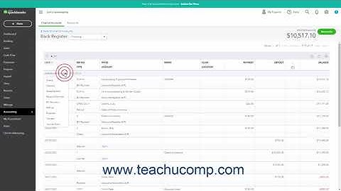 QuickBooks Online Tutorial Using Registers Intuit Training