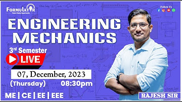 Engineering Mechanics 3rd Sem #beu #mechanical #civil #ee #eee #mechanics #biharengineering #btech