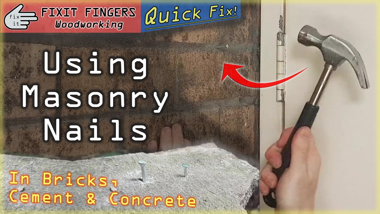 Can You Use Nails In Bricks, Mortar  Cement? (Ramset Concrete Nail Review)