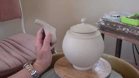 13. Making / Trimming a Porcelain Teapot on the Potter