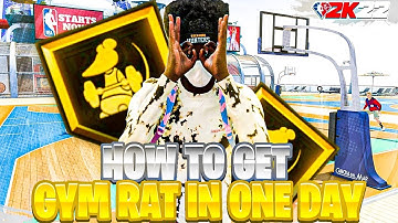 How to get gym rat badge 2K22 (one day) *Current gen