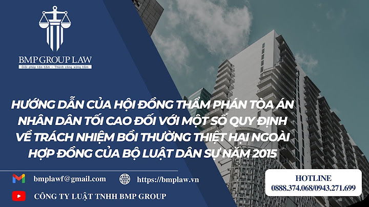 Hướng dẫn về bồi thường thiệt hại ngoài hợp đồng