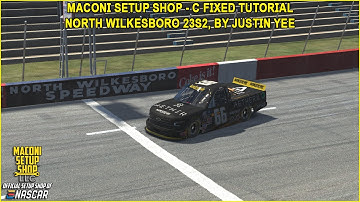 iRacing Fixed NASCAR Series Tutorial: C Fixed Trucks at North Wilkesboro 23S2. Maconi Setup Shop
