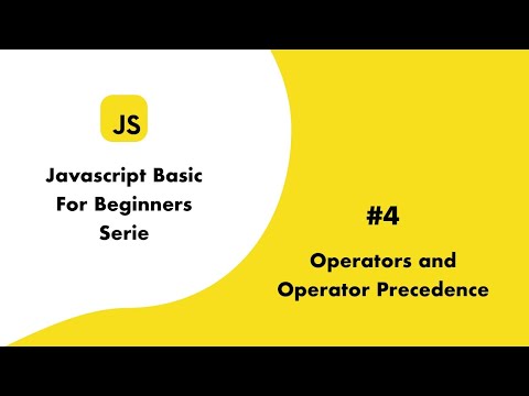 JS Basic4 Operators and operator Procedure - YouTube