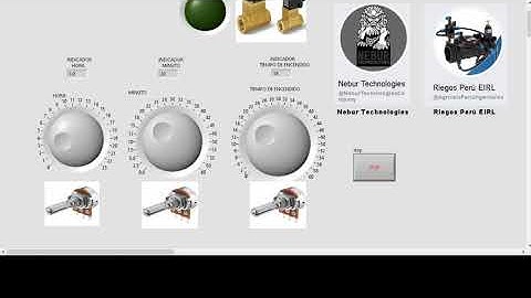 VIDEO SIMULACION LABVIEW SISTEMA DE RIEGO PROGRAMADO