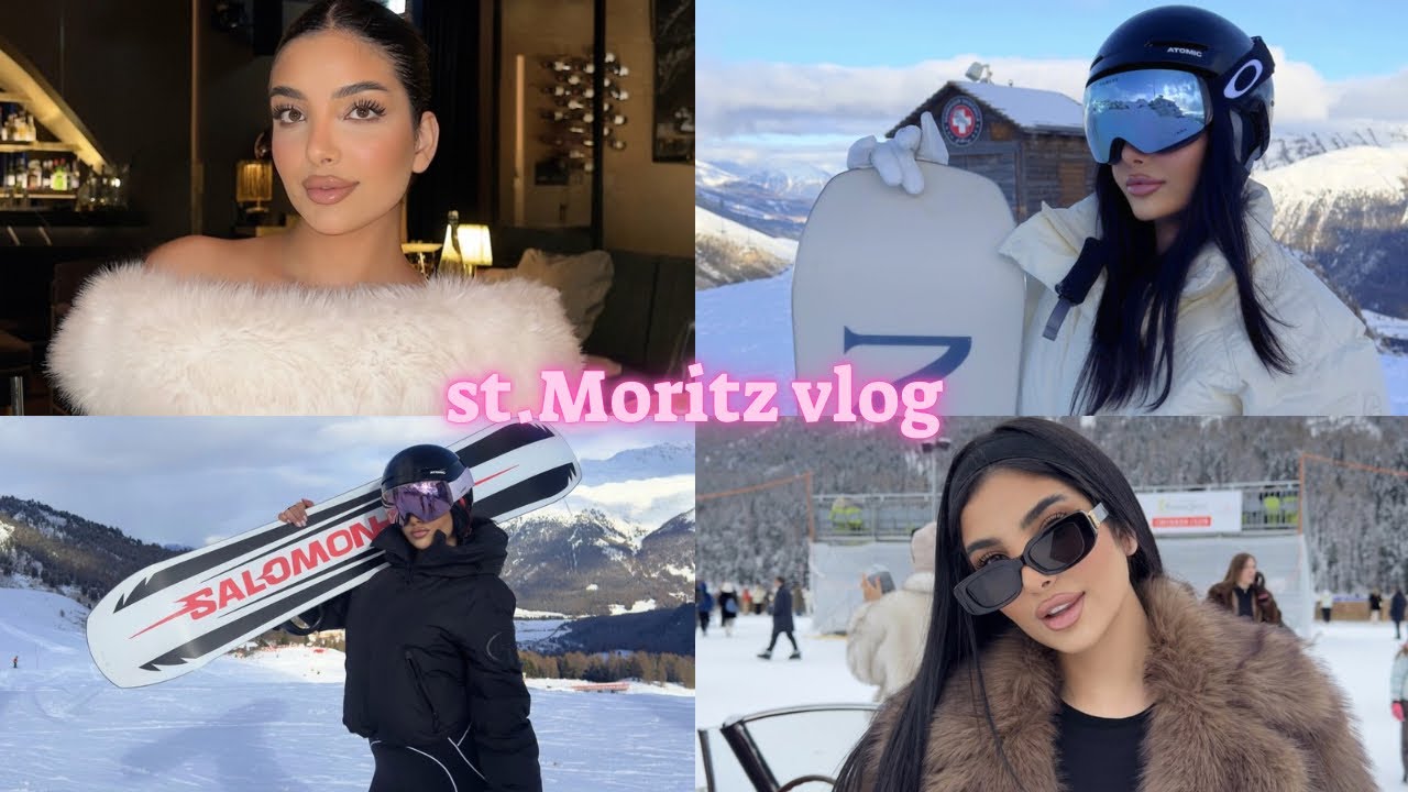 سافرت على سويسرا ,سانت موريتز, ايطاليا, ميلانو 📍  vlog St.Moritz , switzerland, Milano 
