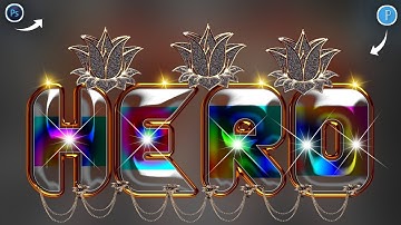 New Trending Glass Font Editing on Ps Touch PixelLab Glass Font Dp Editing Viral Font editing 2023