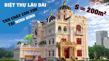[KHÁM PHÁ NGAY] MẪU THIẾT KẾ LÂU ĐÀI BIỆT THỰ 3 TẦNG TÂN CỔ ĐIỂN CỦA ĐẠI GIA NINH BÌNH | BT 31018