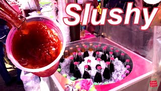 Slushie Machine Coca Cola Slushie Slushy Slurpee Soda Fanta Pepsi |Thai Street Food |Food Good Taste