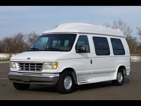 white ford van