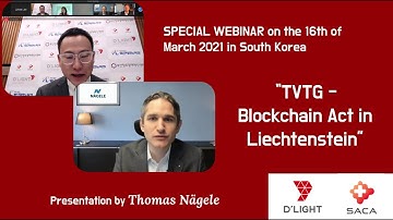 (SACA) TVTG Blockchain Act in Liechtenstein