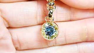Neon White Tourmaline Pendant at 4.24 carats by Kat Florence KF09597