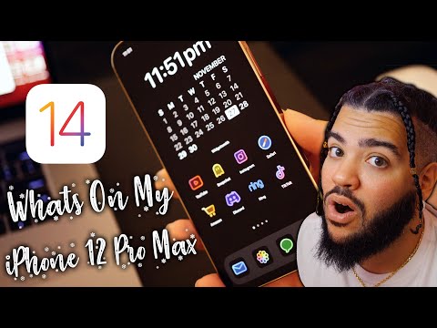 What's On My New iPhone 12 Pro Max Gold // iOS 14