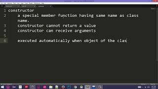 #6 C++ OOP Programs Pashto | Constructor - Default