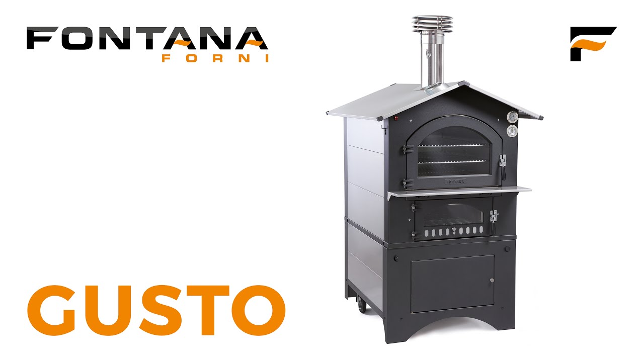 ITA - GUSTO - Fontana Forni - forno da esterno a legna - YouTube