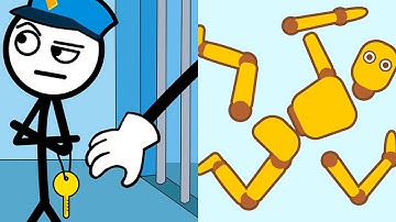 Thief Puzzle vs Ragdoll Break 🚪💥 Max Level Gameplay Walkthrough Android iOS Update 8E3W