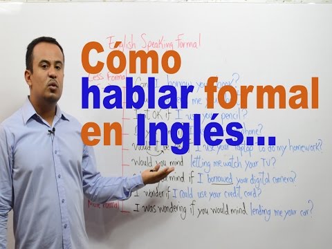 Que significa formalmente en ingles