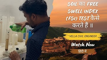 Free Swelling Index Test कैसे होता हैं|| Soil Test. #FSI #soiltesting #civilengineer #highway #qaqc 