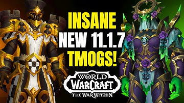 ALL New Amazing Transmogs Coming In 11.1.7! Banshee & Chess Sets, BFA Timewalking & More! WoW TWW
