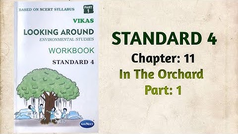Std-4 EVS | Ch:11 In The Orchard| Part 1 | Vikas Workbook Solution | Looking Around | ncert