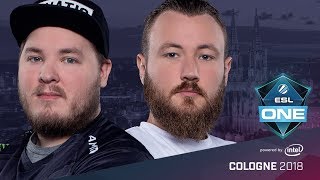 CS:GO - Fnatic vs. NaVi [Overpass] Map 1 - Quarterfinals - ESL One Cologne 2018