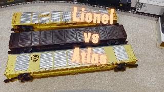 ATLAS vs. LIONEL O Scale Autorack Comparison