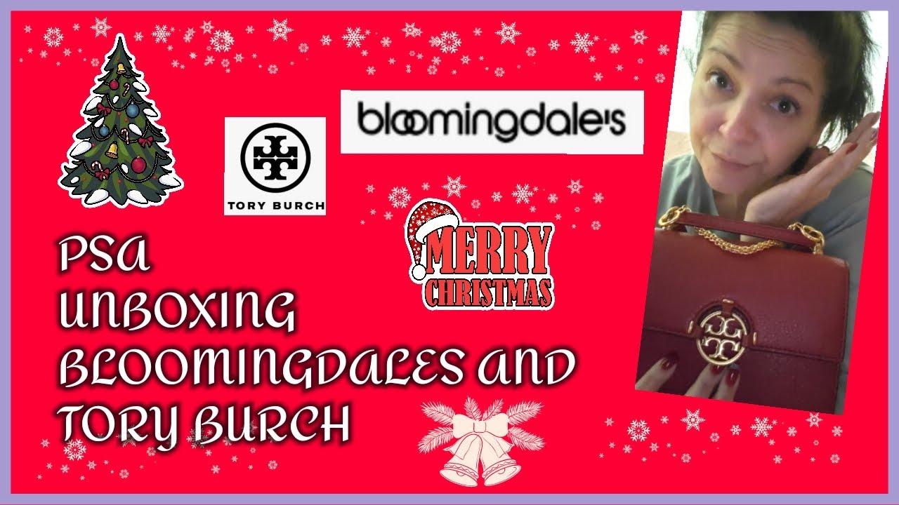 My Christmas Bag | Tory Burch Mini Miller | Bloomingdales WHY? - YouTube