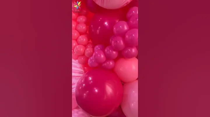 Pink Balloon Decor Idea on Sweet Birthday party decorations