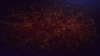 Abstract Gold Line Animation Relaxing Meditation Background Screensaver