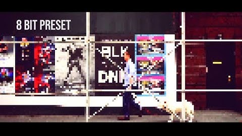 8-Bit Preset After Effects Presets