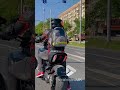 Biker with cat in backpack || Viral Video UK