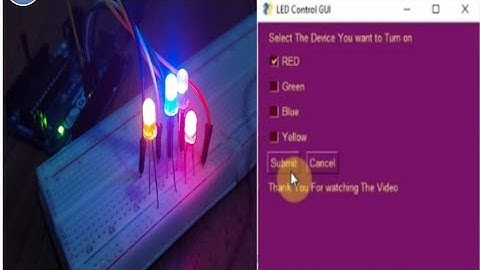 Python GUI for Arduino Control