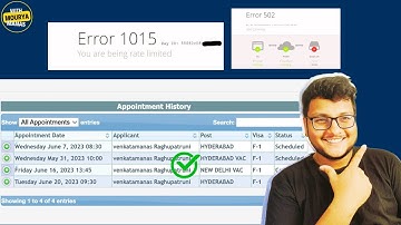 Fix Visa Error |502 &1015 error|తెలుగు| MS in USA 🇺🇸 | Mourya Manas