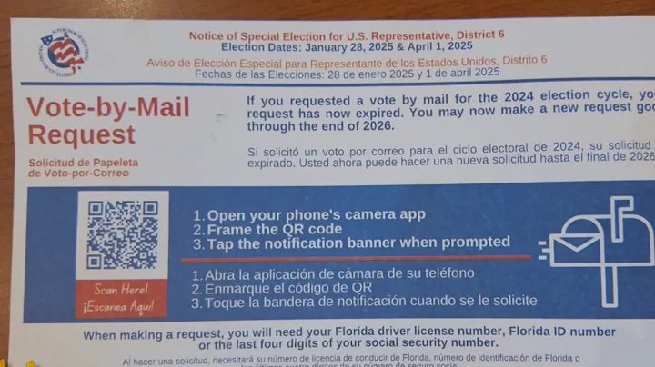 This is why you have to re-request a mail in ballot ahead of Florida’s special elections
