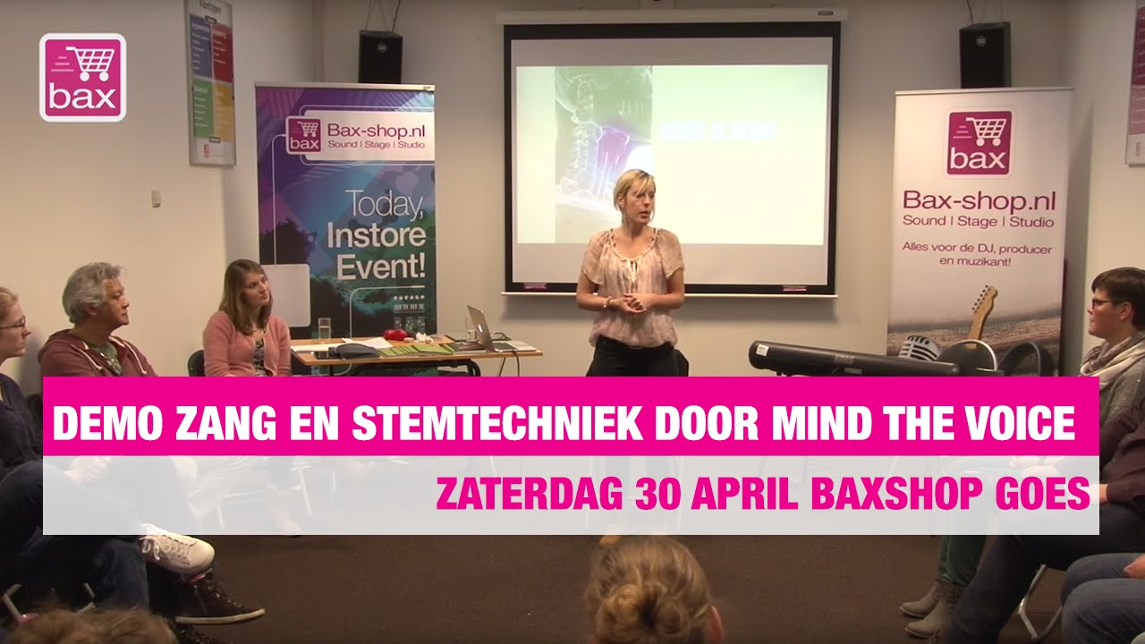 Demo: zang en stemtechniek door Mind the voice