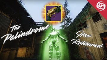 The Palindrome Has Improved My Mental Health | Destiny 2 Heresy