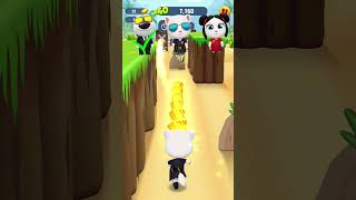 Talking Tom Gold Run Police Skin Challenge 🚔 x40 Multiplier Crazy Train Run! 😱🔥#shorts