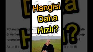 Hangi tepkime daha hızlı? Aktivasyon enerjisi. #kimya #aytkimya #aytsoruları