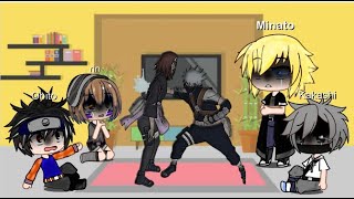 Team Minato reacts to the future/tiktoks/edits/obito/sadkakashi/rindeath/gacha club