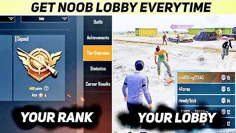 HOW TO GET NOOB LOBBY IN ASIA SERVER IN PUBG |Tips and tricks |by Sernya Gaming