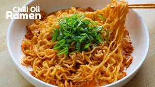 Chili Oil Ramen Noodles Recipe | Delicious & Quick Ramen Hack!