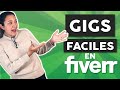 Trabajos fáciles que puedes hacer en Fiverr sin ninguna habilidad específica (Parte 1) || Fiverr gig