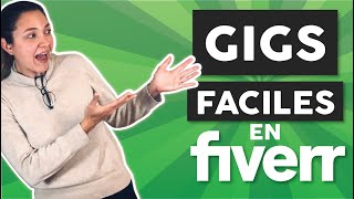 Trabajos fáciles que puedes hacer en Fiverr sin ninguna habilidad específica (Parte 1) || Fiverr gig