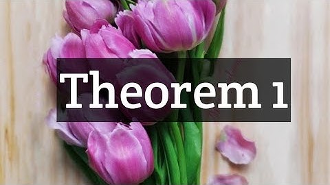 Theorem 1 | If two lines intersect, the vertically opposite angles so formed are congruent