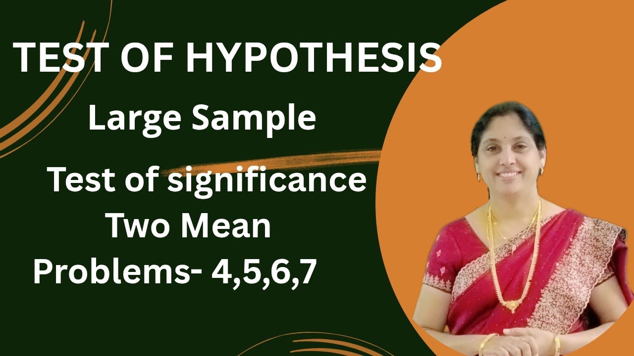 Test of Hypothesis-Large Samples - Two Means -Solved Examples ...